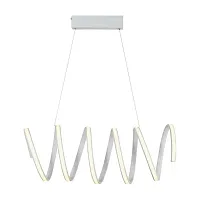 Люстра подвесная LED Lario L 1.5.90X20 W Arti Lampadari белая на 1 лампу, основание белое в стиле современный 