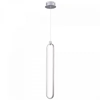 Светильник подвесной LED Chain MOD017PL-L13N Maytoni никель на 1 лампу, основание никель в стиле современный 