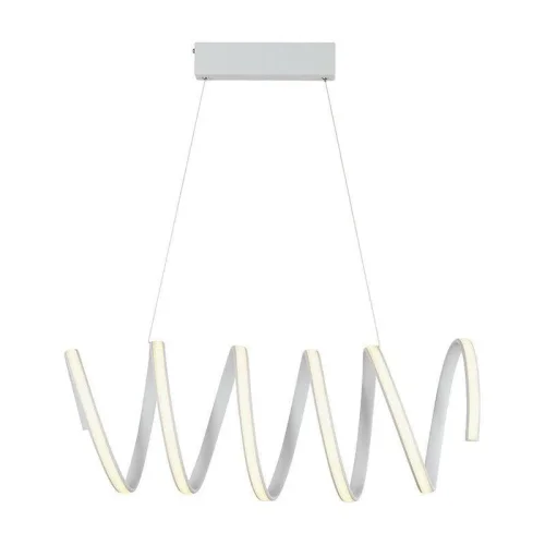 Люстра подвесная LED Lario L 1.5.90X20 W Arti Lampadari белая на 1 лампу, основание белое в стиле современный 