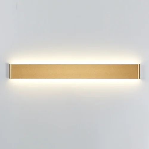 Бра LED Framant 4295/30WL Odeon Light золотой на 1 лампа, основание золотое в стиле хай-тек  фото 2