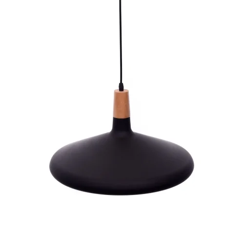 Светильник подвесной Bafido  LDP 7754-С BK Lumina Deco чёрный 1 лампа, основание чёрное в стиле современный минимализм  фото 4