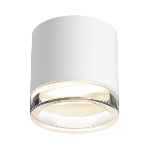 Светильник накладной Gem 371029 Novotech белый на 1 лампу, основание белое в стиле минимализм круглый фото 3