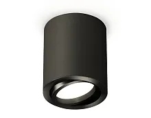 Светильник накладной Techno spot XS7422001 Ambrella light чёрный 1 лампа, основание чёрное в стиле хай-тек современный круглый