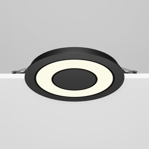 Светильник точечный LED Vector 3000K 12Вт 100° DL102-12W3K-B Maytoni чёрный на 1 лампу, основание чёрное в стиле современный хай-тек круглый фото 6