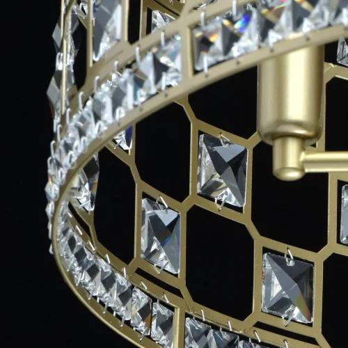 Люстра потолочная Монарх 121011606 MW-Light золотая на 6 ламп, основание золотое в стиле классический  фото 10