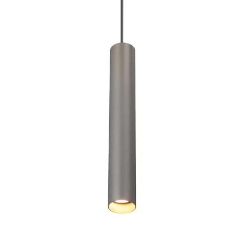 Светильник подвесной V4641-2/1S Vitaluce серый 1 лампа, основание бронзовое в стиле арт-деко трубочки фото 2