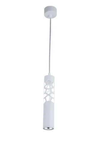 Светильник подвесной LED Torre P037PL-L11W4K Maytoni белый 1 лампа, основание белое в стиле современный хай-тек трубочки