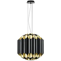 Светильник подвесной Siena 720447 Lightstar чёрный 44 лампы, основание чёрное в стиле арт-деко современный 