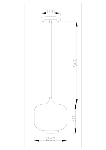 Светильник подвесной Teen V2132-P Moderli чёрный 1 лампа, основание чёрное в стиле современный лофт  фото 5