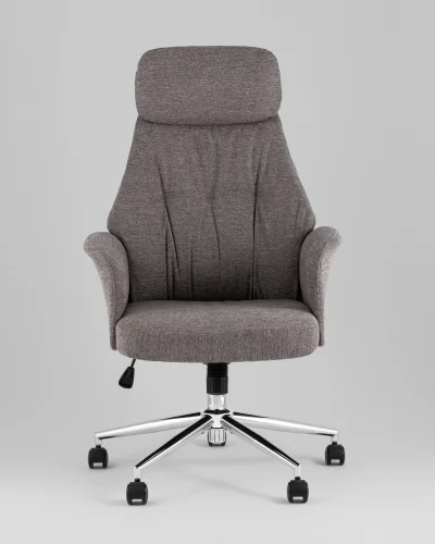 Кресло офисное TopChairs Neoma, темно-серый, ткань УТ000041773 Stool Group, /, ножки//, размеры - *****