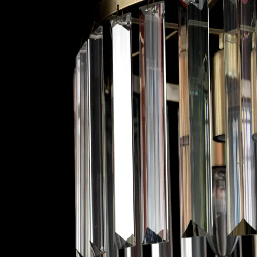 Настольная лампа Инга CL335833 Citilux прозрачная 3 лампы, основание бронзовое металл в стиле современный  фото 5