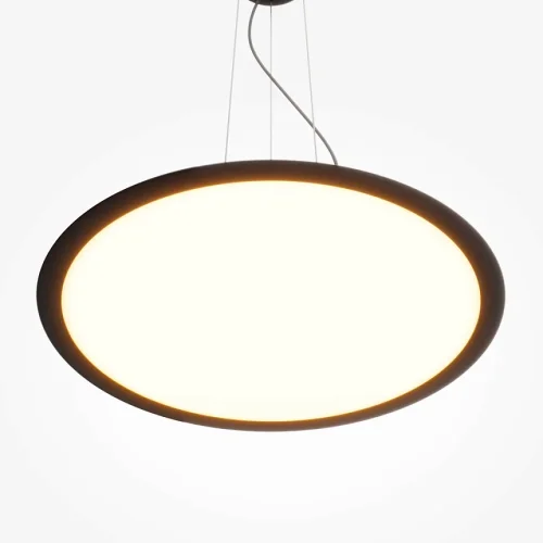 Светильник подвесной LED Industria MOD471PL-L57BK Maytoni белый чёрный на 1 лампу, основание чёрное в стиле современный фото 2