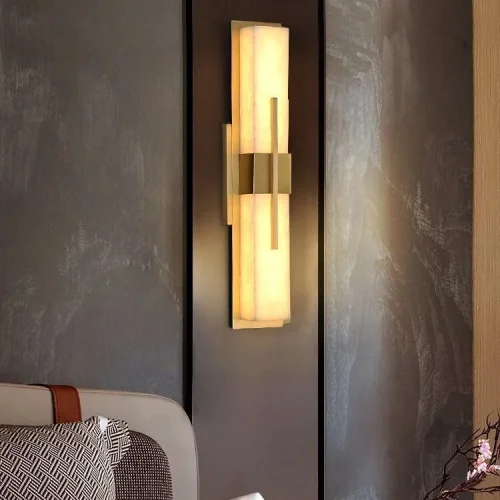 Настенный светильник GLEE A 208972-23 ImperiumLoft белый на 1 лампу, основание латунь в стиле современный фото 18 Настенный светильник GLEE A 208972-23 ImperiumLoft белый на 1 лампу, основание латунь в стиле современный фото 18