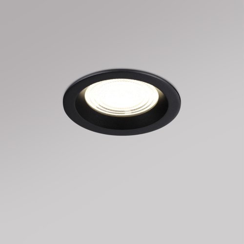 Светильник точечный LED Fluo 359843 Novotech чёрный на 1 лампу, основание чёрное в стиле хай-тек круглый фото 6