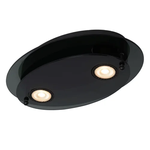 Светильник потолочный Okno 79181/02/30 Lucide чёрный 2 лампы, основание чёрное в стиле современный  фото 4