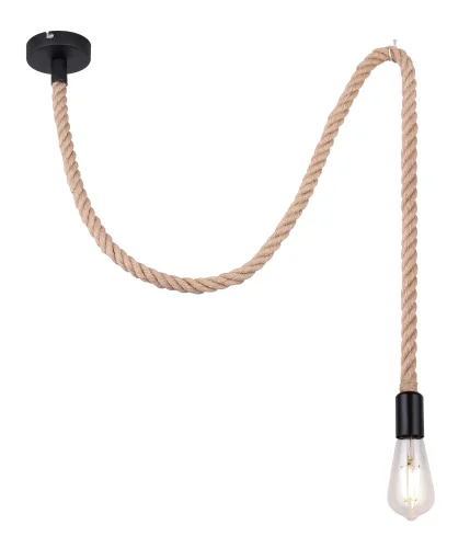Светильник подвесной лофт Ulleu 69029H Globo без плафона 1 лампа, основание коричневое чёрное в стиле лофт 