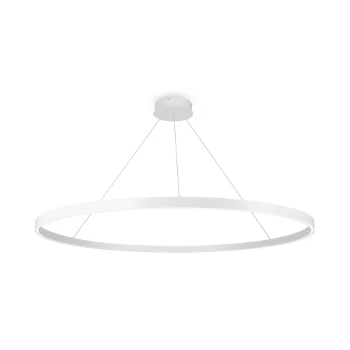 Светильник подвесной LED Rim MOD058PL-L65WK Maytoni белый 1 лампа, основание белое в стиле современный хай-тек минимализм кольца фото 4