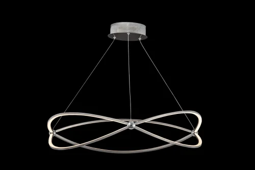 Светильник подвесной LED Weave MOD062PL-L56CH3K Maytoni никель 1 лампа, основание никель в стиле современный  фото 2
