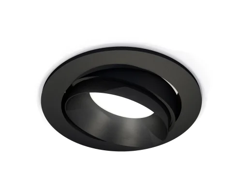 Светильник точечный Techno Spot XC XC7652021 Ambrella light чёрный 1 лампа, основание чёрное в стиле хай-тек современный круглый