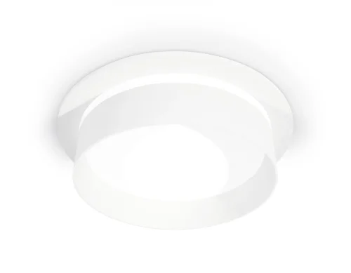 Светильник точечный XC8050020 Ambrella light белый 1 лампа, основание белое в стиле хай-тек 