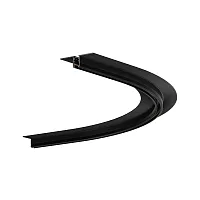 Коннектор радиусный R600 встраиваемый под ГКЛ 9,5мм черный Magnetic track system Levity TRA184-R600-12B Maytoni чёрный в стиле современный хай-тек для светильников серии Magnetic track system Levity встраиваемый levity магнитная
