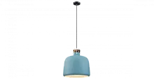 Светильник подвесной лофт NARNI 1940.1 gray-green Lucia Tucci зелёный серый 1 лампа, основание чёрное в стиле лофт 