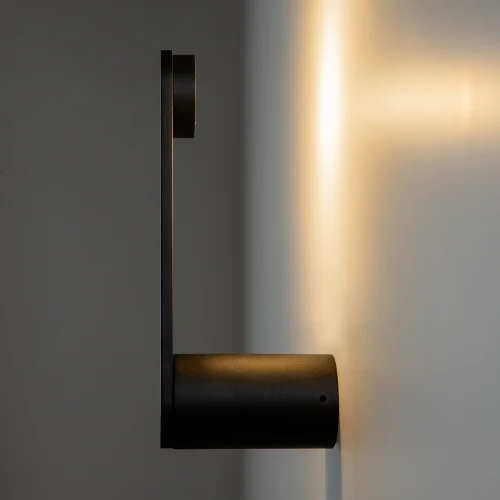Бра LED Connect MOD356WL-L4B3K Maytoni чёрный на 1 лампу, основание чёрное в стиле современный минимализм отражённый свет фото 8
