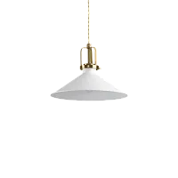 Светильник подвесной ERIS-3 SP1 BIANCO Ideal Lux белый на 1 лампу, основание белое в стиле современный 