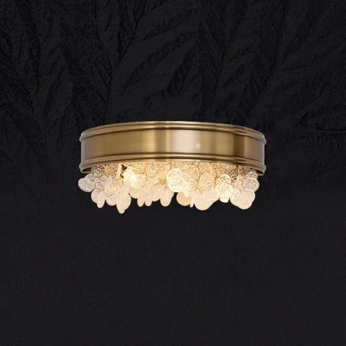 Настенный светильник VERONA WALL B L35 209169-23 ImperiumLoft прозрачный на 3 лампы, основание латунь в стиле современный фото 2