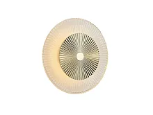 Люстра подвесная LED 4542/A gold Newport прозрачная на 1 лампа, основание золотое в стиле современный 