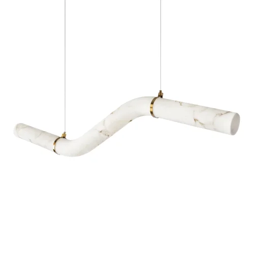 Светильник подвесной ЛЕД Либерти / Liberty acrylic 10551B LOFT IT бежевый на 1 лампу, основание бронзовое в стиле современный фото 5