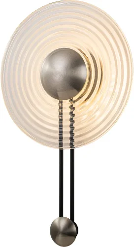 Бра LED Ratten 4307-1W Favourite янтарный на 1 лампу, основание никель в стиле современный 