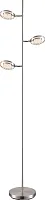 Торшер напольный LED KATHARINA 56108-3S Globo белый на 3 лампы, основание хром в стиле современный 