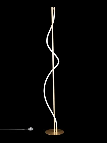 Торшер LED Eva CL210912 Citilux  белый 1 лампа, основание матовое золото в стиле современный
 фото 3