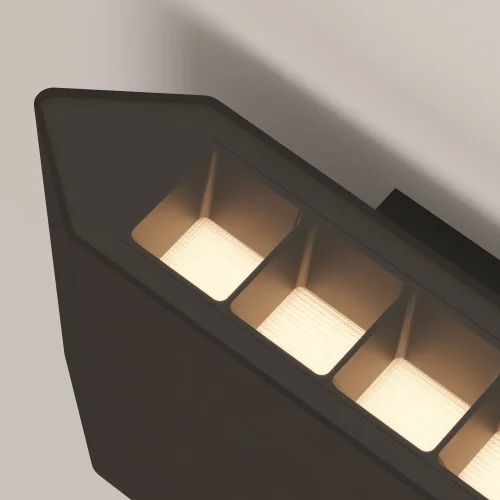 Настенный светильник уличный LED Pull O412WL-L5GF3K Maytoni уличный IP54 графит на 1 лампу, плафон графит в стиле современный LED фото 10