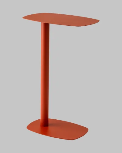 Журнальный столик Eanna L, металл, красный УТ000040327 Stool Group столешница красная из металл фото 7