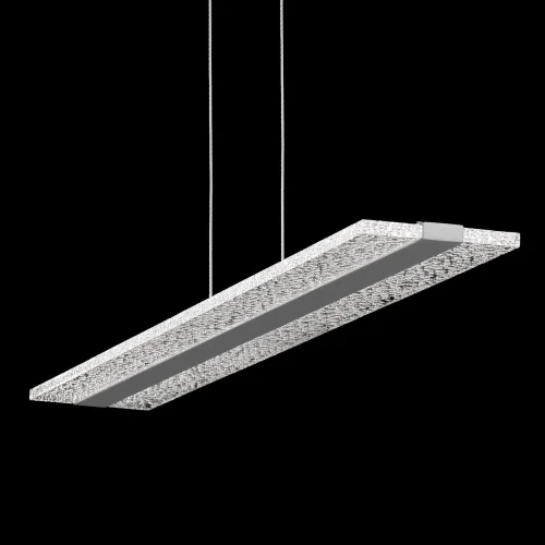 Люстра подвесная LED BURBUJA 5790 Mantra серебряная хром на 1 лампа, основание серебряное хром в стиле хай-тек  фото 3