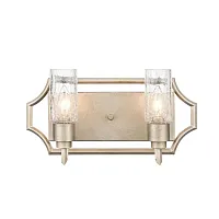 Бра Элса (Elsa) VL4214W02 Vele Luce прозрачный на 2 лампы, основание бежевое в стиле классический Бра Элса (Elsa) VL4214W02 Vele Luce прозрачный на 2 лампы, основание бежевое в стиле классический