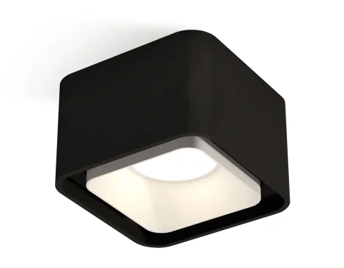Светильник накладной XS7833001 Ambrella light чёрный 1 лампа, основание чёрное в стиле хай-тек современный квадратный фото 2