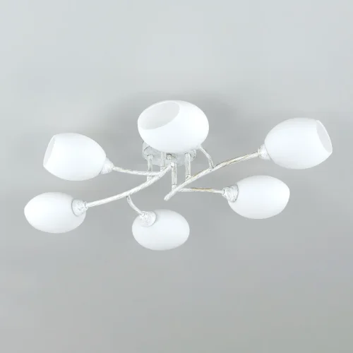 Люстра потолочная Флорида CL148160 Citilux белая на 6 ламп, основание белое в стиле современный  фото 8