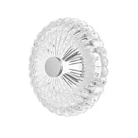 Бра LED Amulet MOD555WL-L8CH4K Maytoni прозрачный на 1 лампу, основание хром в стиле современный арт-деко 
