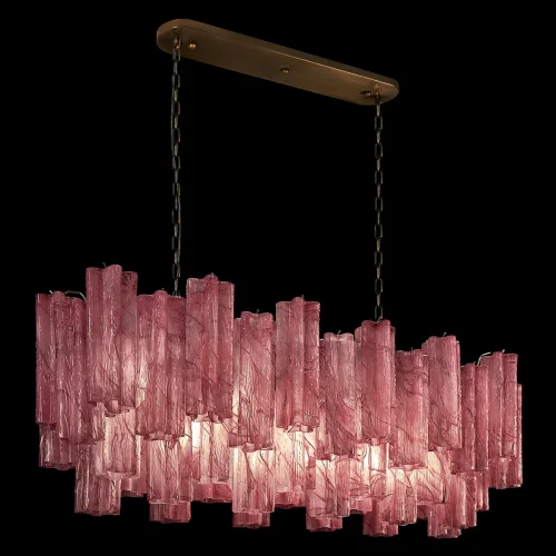 Люстра подвесная Мурано / Murano 10580/1000R Pink LOFT IT розовая на 11 ламп, основание бронзовое в стиле современный арт-деко фото 2 Люстра подвесная Мурано / Murano 10580/1000R Pink LOFT IT розовая на 11 ламп, основание бронзовое в стиле современный арт-деко фото 2