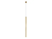 Светильник подвесной LED 15105/S champagne gold Newport золотой на 1 лампу, основание золотое в стиле современный хай-тек минимализм трубочки