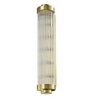 Бра 3295/A brass Newport прозрачный 5 ламп, основание латунь в стиле современный 