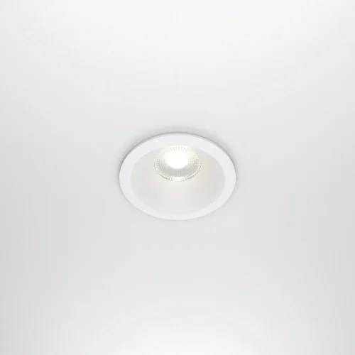 Светильник точечный LED Zoom DL034-L12W4K-D-W Maytoni белый 1 лампа, основание белое в стиле современный  фото 4