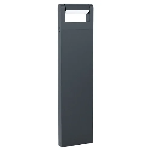 Парковый светильник LED Brianza 98708 Eglo уличный IP44 чёрный на 1 лампу, плафон белый в стиле современный хай-тек LED