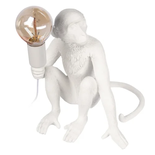 Настольная лампа Monkey 10314T/A LOFT IT без плафона 1 лампа, основание белое смола в стиле современный животные фото 5