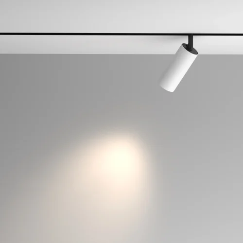 Трековый светильник LED Magnetic track system Exility TR097-2-12W4K-M-BW Maytoni белый для шинопроводов серии Magnetic track system Exility чёрный фото 4