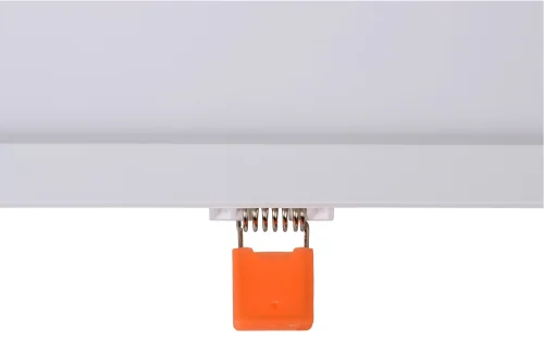 Светильник потолочный LED TENDO 07106/18/31 Lucide белый на 1 лампу, основание белое в стиле современный квадраты фото 6
