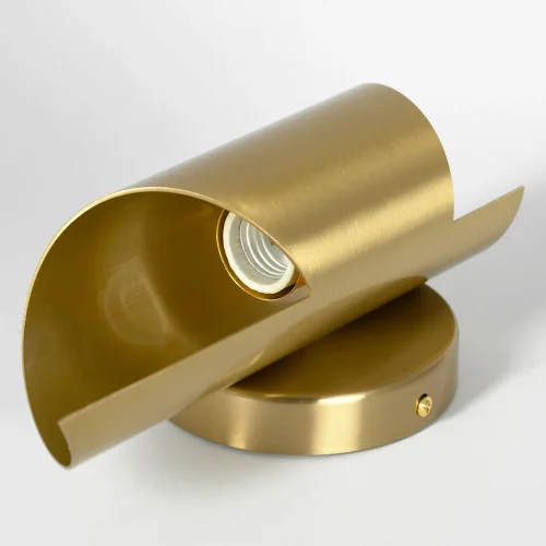 Бра Fontana LSP-8806 Lussole матовый золото на 1 лампа, основание матовое золото в стиле современный  фото 4